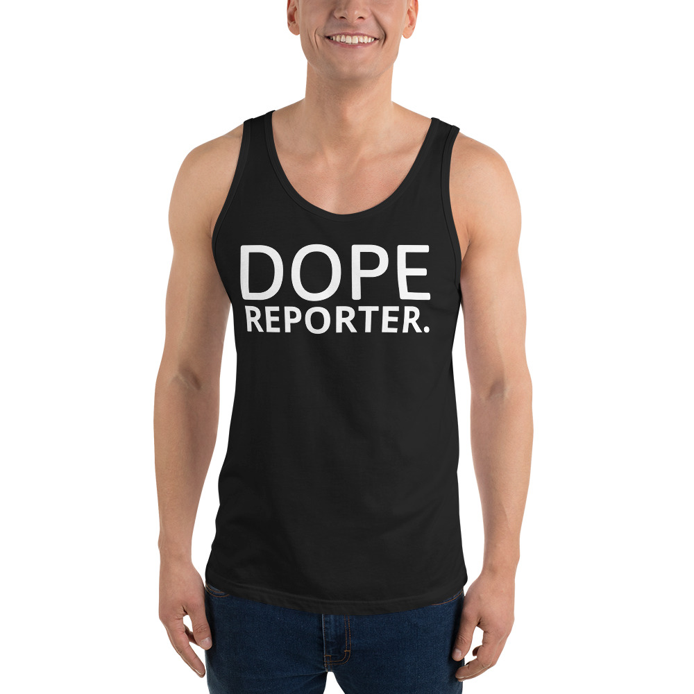 Dope Reporter Unisex Tank Top – Rate My Station – Shop Now