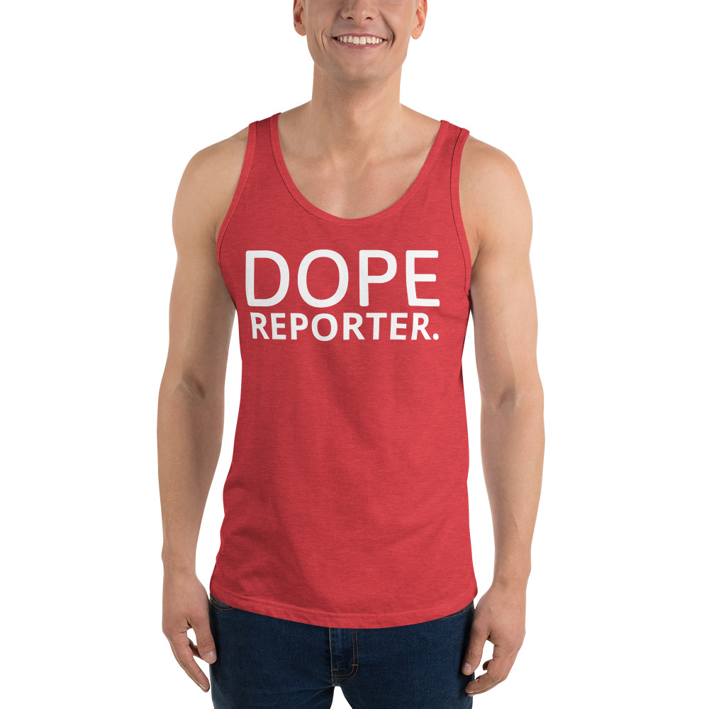 Dope Reporter Unisex Tank Top – Rate My Station – Shop Now