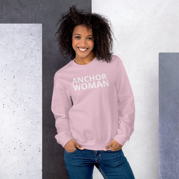 Anchor Woman sweatshirt pink