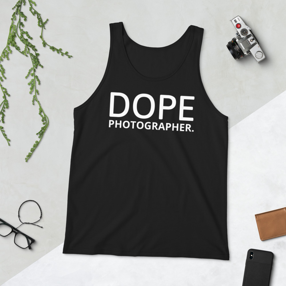 Dope Photog Unisex Tank Top – Rate My Station pic