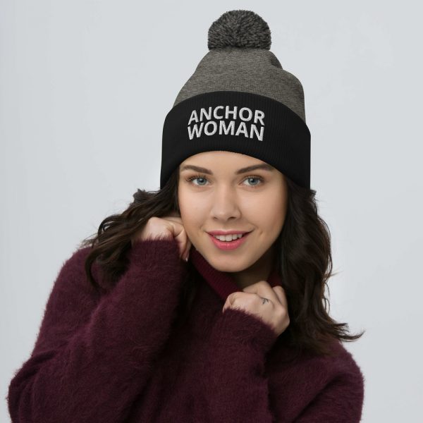 Anchor Woman Pom-Pom Beanie – Rate My – Shop now...