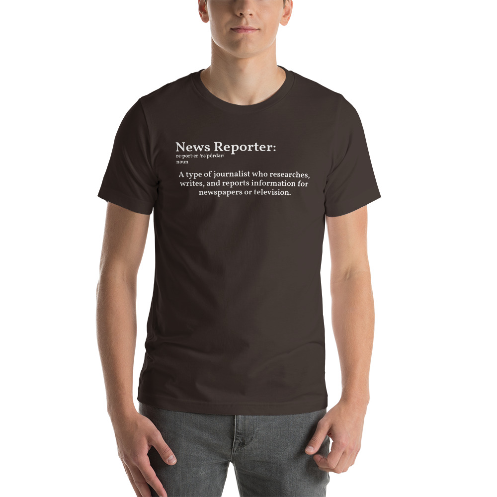 Define Reporter Unisex T-Shirt – Rate My Station – Shop now