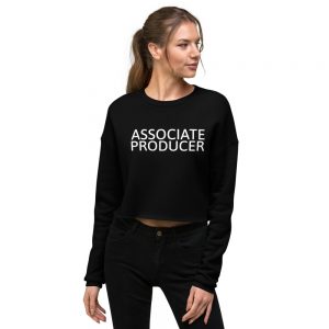 Associate Producer Crop Sweatshirt black