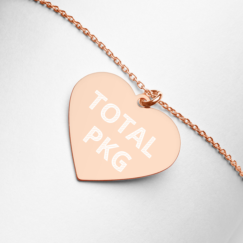 Total PKG Engraved Heart Necklace – Rate My Station image photo