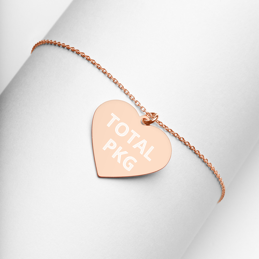 Total PKG Engraved Heart Necklace – Rate My Station – Shop now...
