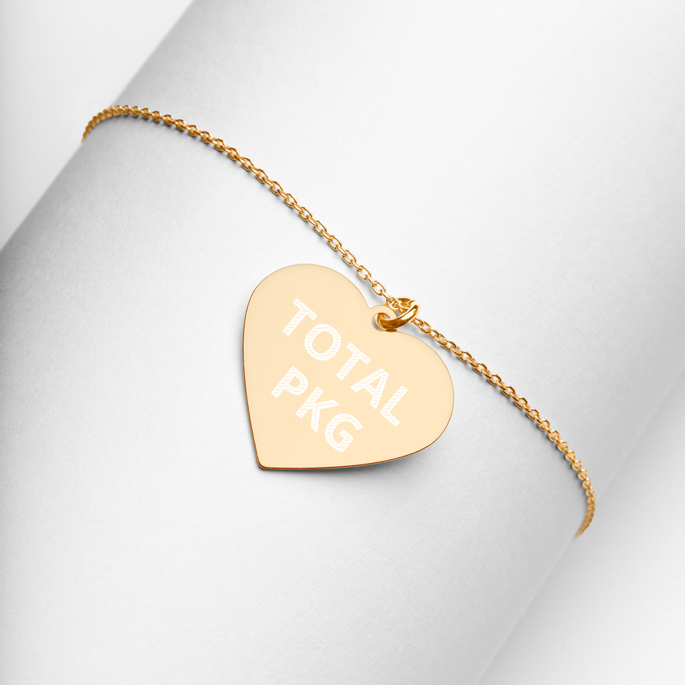 Total PKG Engraved Heart Necklace – Rate My Station pic
