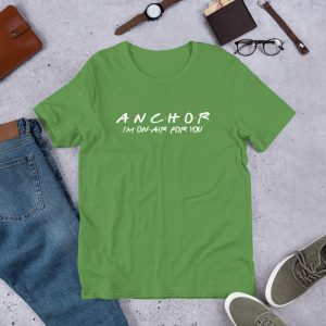 FRIENDS Themed Anchor T-Shirt with White Font green
