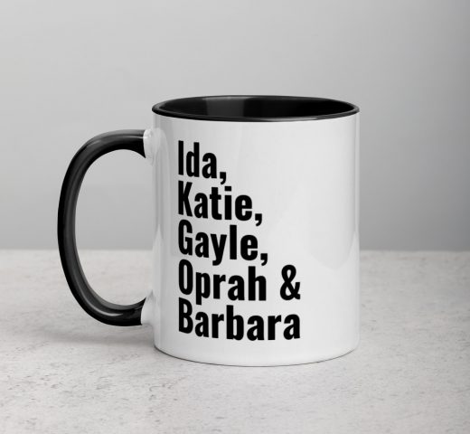 Influential Female Journalists Mug with Color Inside