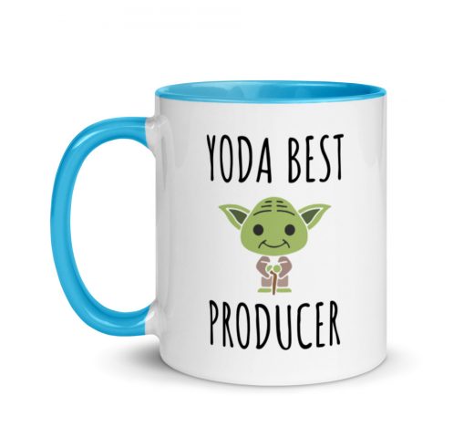 Yoda Best Producer Mug blue